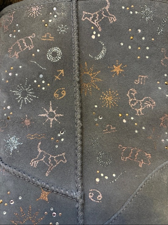 UGG Classic Mini Zodiac Boots Grey Size 8 NWOB - Picture 8 of 9